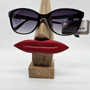 Falls Creek Designer Sunglasses Black Gradient Lenses Black Frame